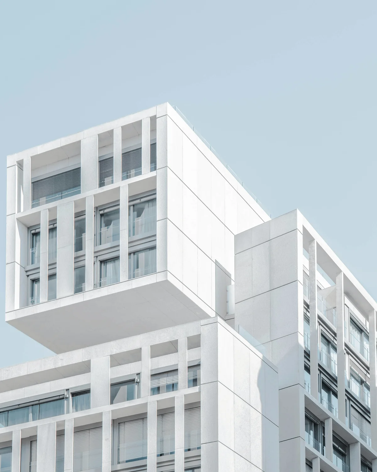 Modern residential real estate building