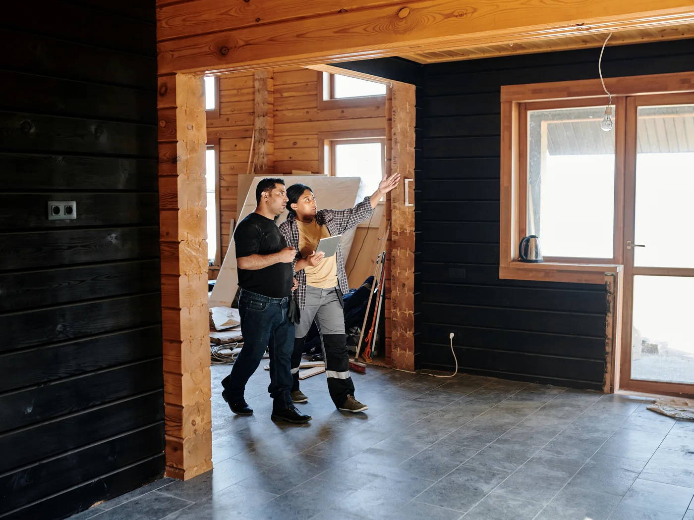 Rental property renovation project representing DSCR cash-out refinance